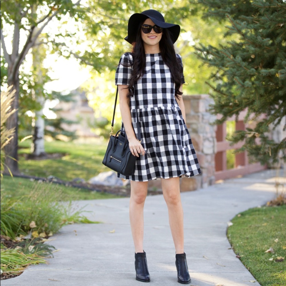 Rachel Parcell Black gingham Dress